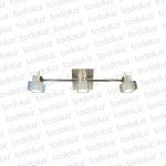 Aplique B. Cuadrado Cromado Triple Lineal Tulp. Vd. 3*GU10 (50.530)