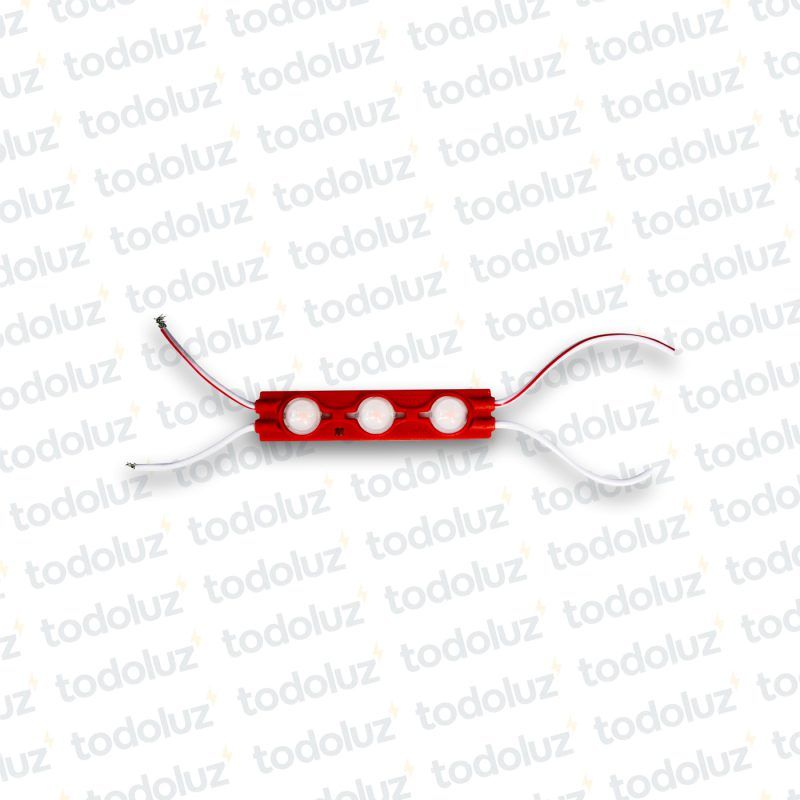 Modulo 3LED 1.5W Rojo 12V