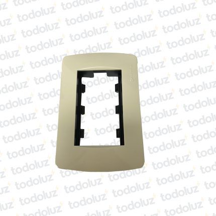 Placa 3 Modulos 2x4 Marfil Loft Conatel