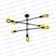 Colgante Brazos Articulables Negro 7*E27 (54.898)