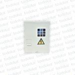 Caja p/ 1 Medidor Trifasico Exterior Metal Beige Cominsa