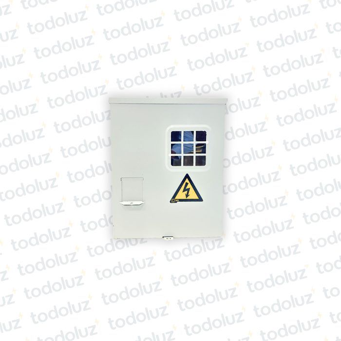 Caja p/ 1 Medidor Trifasico Exterior Metal Beige Cominsa