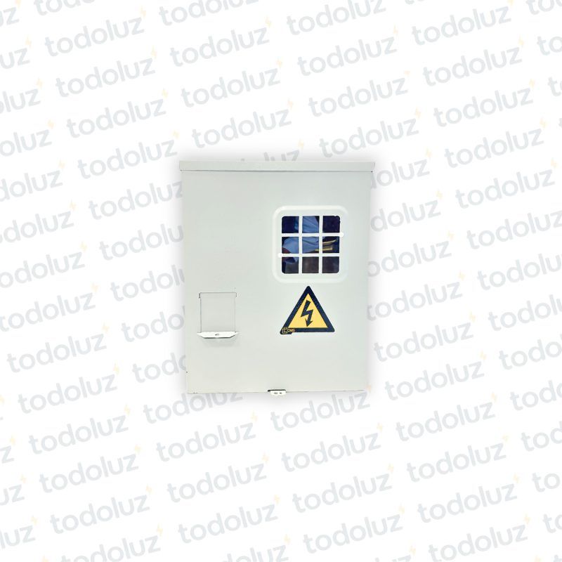 Caja p/ 1 Medidor Trifasico Exterior Metal Beige Cominsa