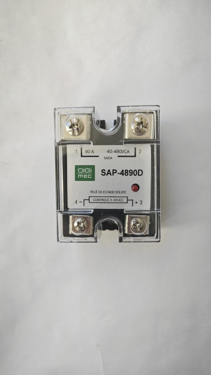Rele de Estado Solido (SSR) 90A 3/32Vdc - 40/480Vac