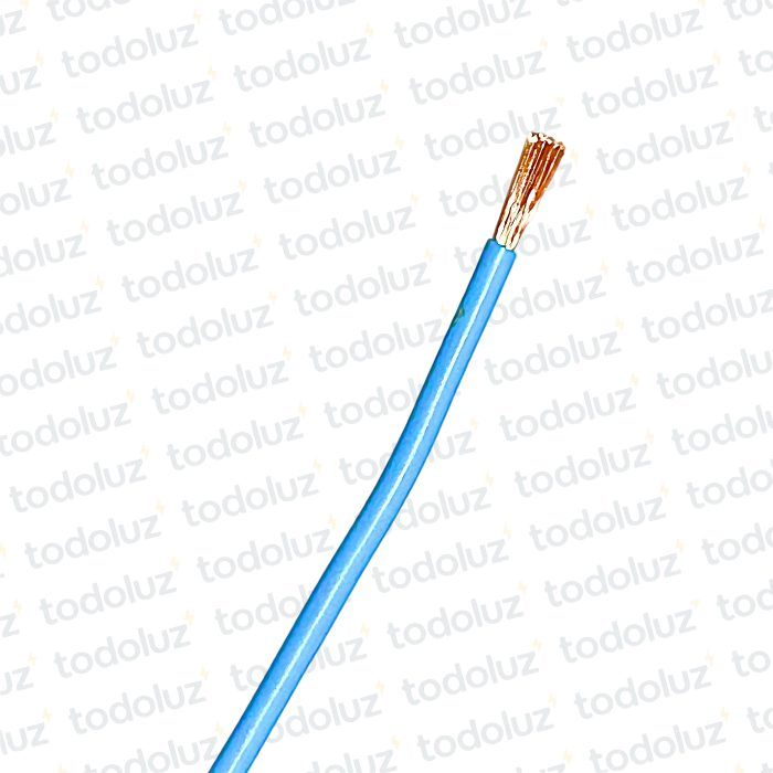 Cable Multifilar 2mm² Celeste 750V Antillama (x.1Metro) Inpaco