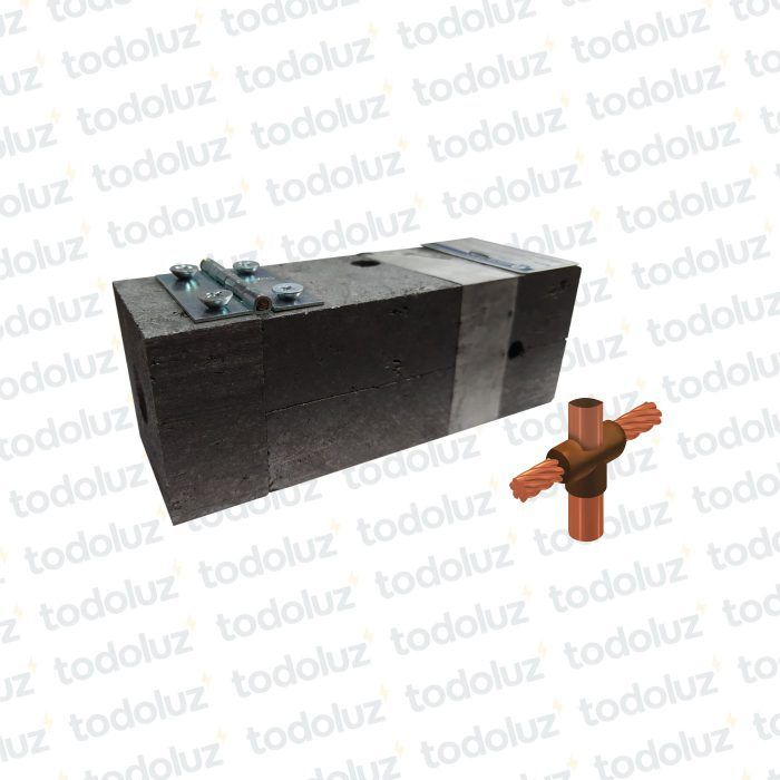 Molde de Grafito para Jabalina 5/8 y 2 Conductor 35mm Tipo T