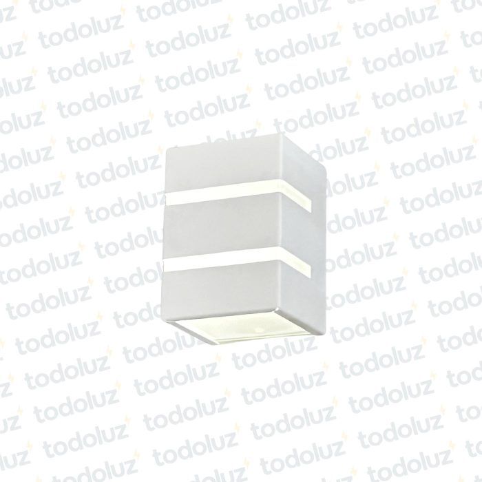 Aplique Ext. Bidireccional Cubo Blanco Doble Raja 1*G9 (57.461.Bl)