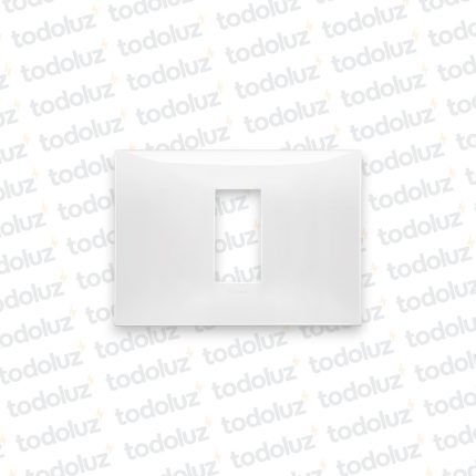 Placa Blanca 1 Mod. Blanco Neve UP Vimar
