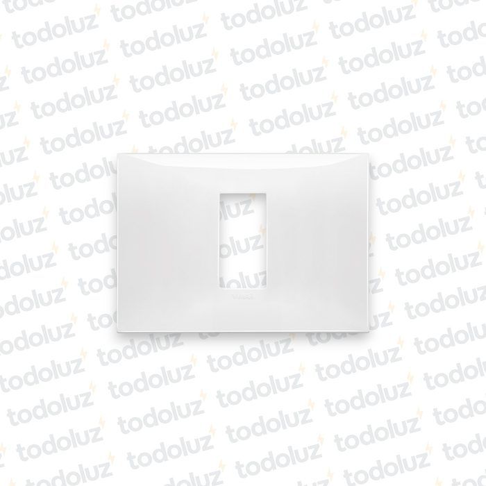 Placa Blanca 1 Mod. Blanco Neve UP Vimar