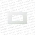 Placa 3 Modulos 2x4 Marfil Linea Vimar