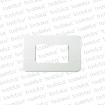 Placa 3 Modulos 2x4 Marfil Linea Vimar