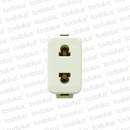 Mod. Tomacte. Euroamericano 10/15A 250V Marfil Linea Vimar