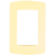 Placa 3 Modulos 2x4 Amarillo Claro Loft Conatel (LIQUIDACION)