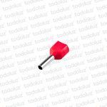 Terminal Pino Tubular Ilhos Doble 2x10mm² Magnet