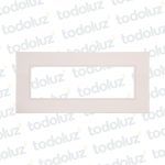 Placa 6 Modulos 2x8 Blanco D. Flat Conatel
