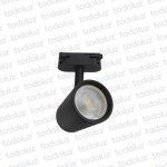 Cabezal Negro p/ Riel 1*GU10 (52.188)