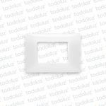 Placa Blanca 3 Mod. Neve UP Vimar