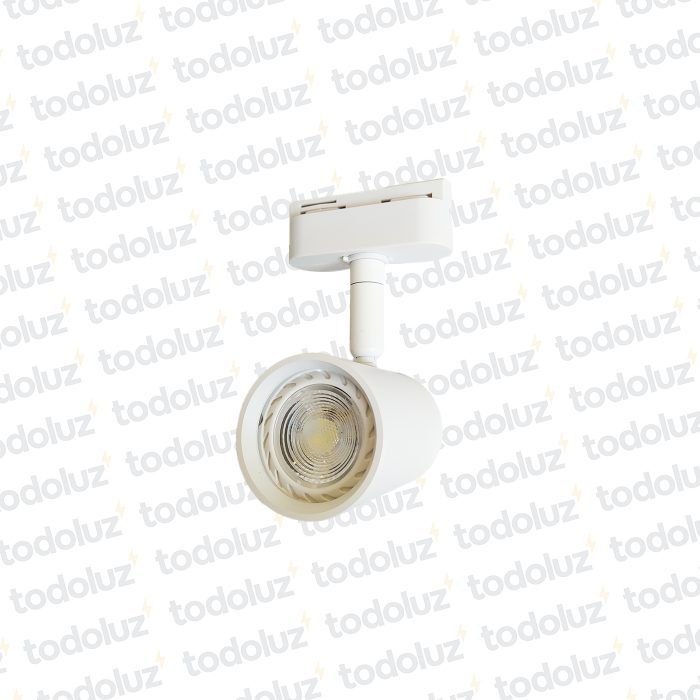 Cabezal Blanco p/ Riel 1*GU10 (52.188)