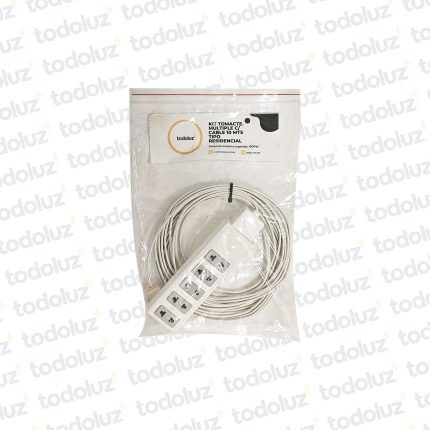 Kit Tomacte. Multiple c/ Cable 10mts Tipo Residencial