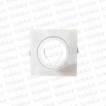 Spot Embutir Plano Movil Blanco p/ AR111 PVC (52.182) (LIQUIDACION)