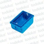 Caja Rectangular 4x2 Azul Conatel