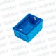 Caja Rectangular 4x2 Azul Conatel