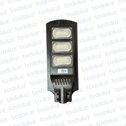 Alumbrado Publico Solar 144LEDS 180W IP65 120° Panel Incorp. c/Sensor y Control