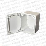 Caja de Paso Ext Plastico 123x158x112mm Blanco c/ Tapa IP65 T-Plast