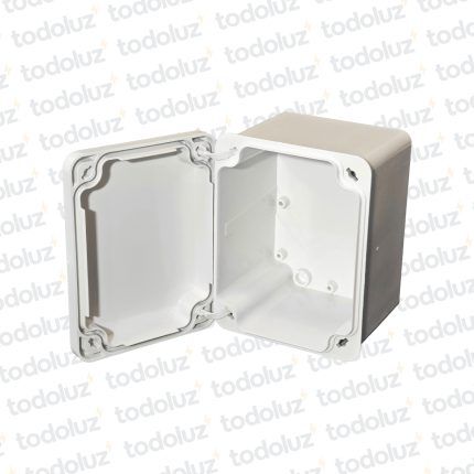 Caja de Paso Ext Plastico 123x158x112mm Blanco c/ Tapa IP65 T-Plast