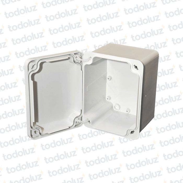 Caja de Paso Ext Plastico 123x158x112mm Blanco c/ Tapa IP65 T-Plast