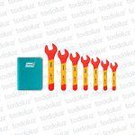 Kit Llave Abierta (8-10-12-13-14-17-19mm) 1000V c/ Estuche Total (Liquidacion)