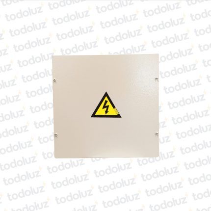 Caja de Paso Ext Metal 150x150x80mm c/ Tapa Beige Cominsa