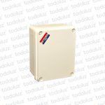 Caja de Paso Ext Plastico 148x188x92mm Blanco c/ Tapa IP65 T-Plast
