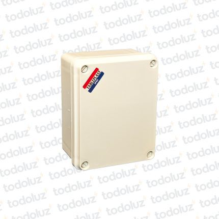 Caja de Paso Ext Plastico 148x188x92mm Blanco c/ Tapa IP65 T-Plast