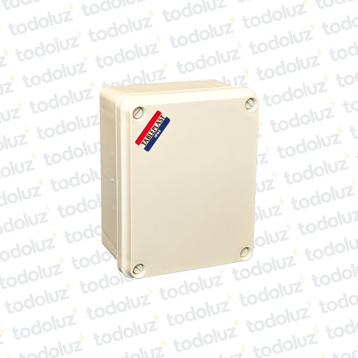 Caja de Paso Ext Plastico 148x188x92mm Blanco c/ Tapa IP65 T-Plast