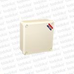 Caja de Paso Ext Plastico 168x168x72mm Blanco c/ Tapa IP65 T-Plast
