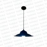 Colgante C. Negro F/Negro Ø 32cm 1*E27 (54.925)