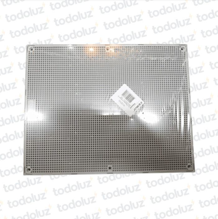 Caja de Paso Ext/Emb Plastico 250x323x74mm Blanco c/ Tapa Cuadrille