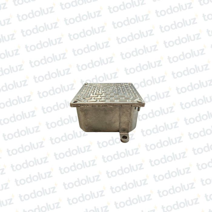 Caja de Paso Ext/Emb Aluminio 100x100x60mm c/ Tapa