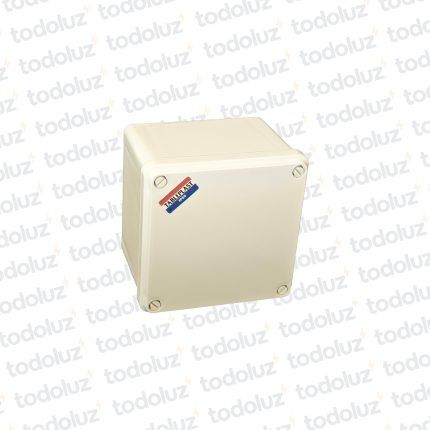Caja de Paso Ext Plastico 168x168x122mm Blanco c/ Tapa IP65 T-Plast