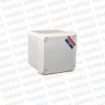 Caja de Paso Ext Plastico 118x118x112mm Blanco c/ Tapa IP65 T-Plast