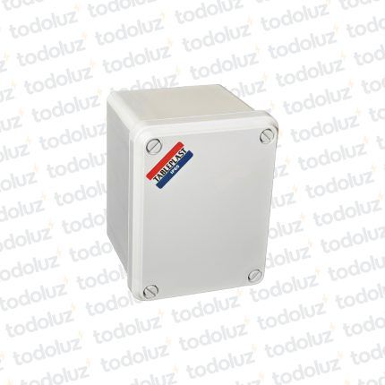 Caja de Paso Ext Plastico 123x158x112mm Blanco c/ Tapa IP65 T-Plast