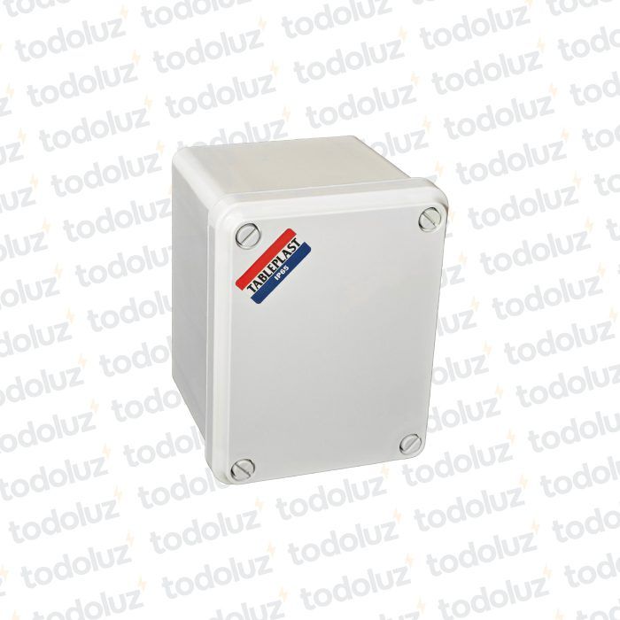Caja de Paso Ext Plastico 123x158x112mm Blanco c/ Tapa IP65 T-Plast