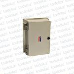 Gabinete Ext Plastico 285x208x166mm Beige IP65 c/ Placa de Montaje Tapa Opaco