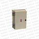 Gabinete Ext Plastico 285x208x166mm Beige IP65 c/ Placa de Montaje Tapa Opaco