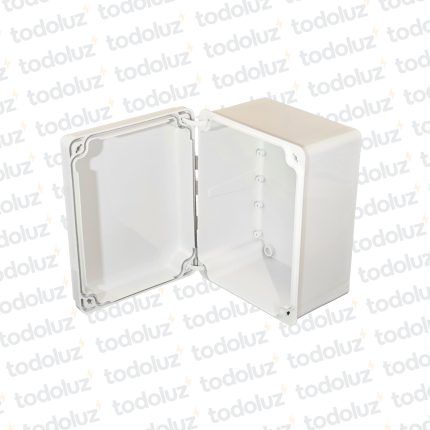 Caja de Paso Ext Plastico 168x218x122mm Blanco c/ Tapa IP65 T-Plast