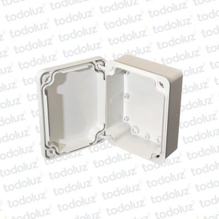 Caja de Paso Ext Plastico 123x158x67mm Blanco c/ Tapa IP65 T-Plast
