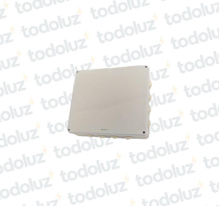 Caja de Paso Ext Plastico 400x350x120mm Blanco c/ Tapa IP65