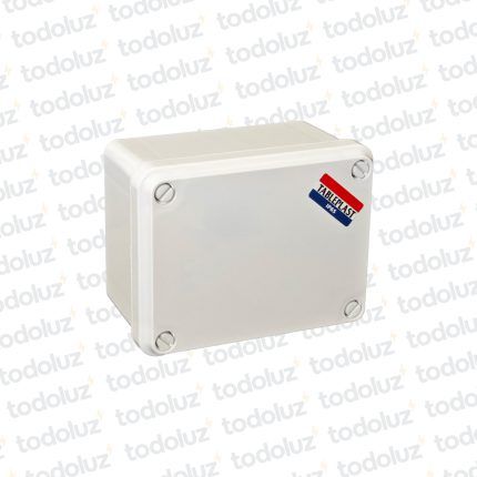 Caja de Paso Ext Plastico 123x158x87mm Blanco c/ Tapa IP65 T-Plast