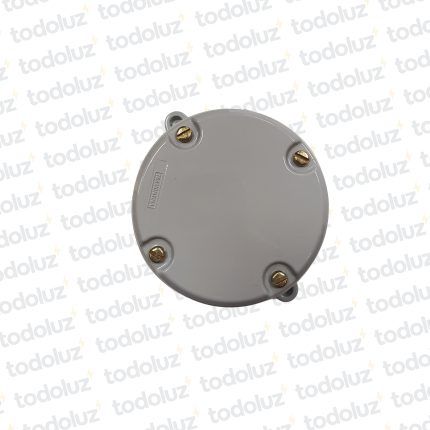 Caja de Paso Ext Aluminio Red 80x50mm c/ Tapa